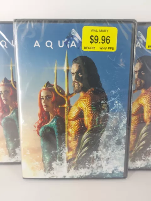 Aquaman (DVD, 2018, Canadian) - Lot Of 5 New Sealed 2