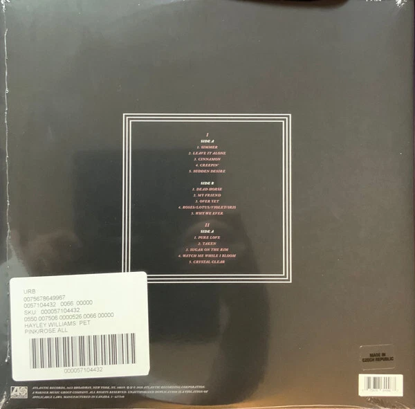 HAYLEY WILLIAMS Petals For Armor 2xLP Pink Vinyl (limited To 4000