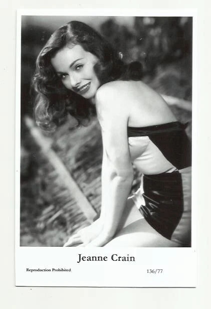 (Bx25) Jeanne Crain Swiftsure Photo Postcard (136/77) Filmstar  Pin Up Glamour