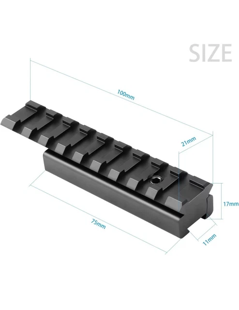 thumbnail image 2 of Duty Outfitters Escort Slugger Dovetail To Picatinny Rail Adapter – Red Dot Mount 2 of 6