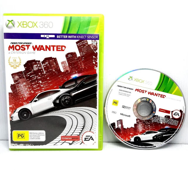 NEED FOR SPEED Most Wanted - Microsoft XBox 360 PAL - VGC EUR 8,15