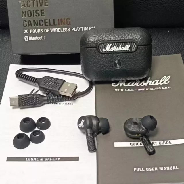 Marshall motif anc True Wireless Bluetooth 5.2 Waterproof Sports Noise Canceling