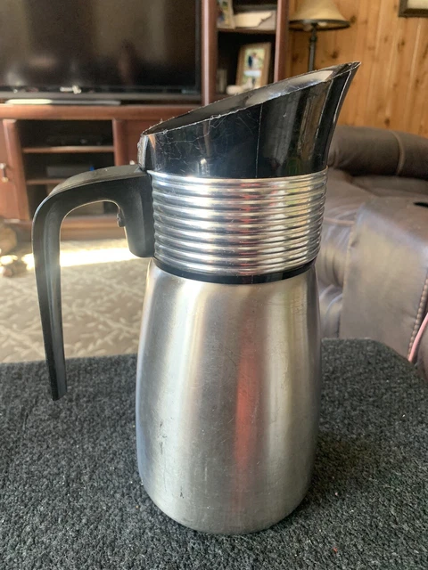 Vintage MCM Perc-Royale CORY Coffee Server Carafe Pot Stainless Steel USA RARE