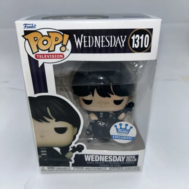 Funko Pop * The Addams Family * Wednesday Addams  With Cello * #1310 * NEW *
