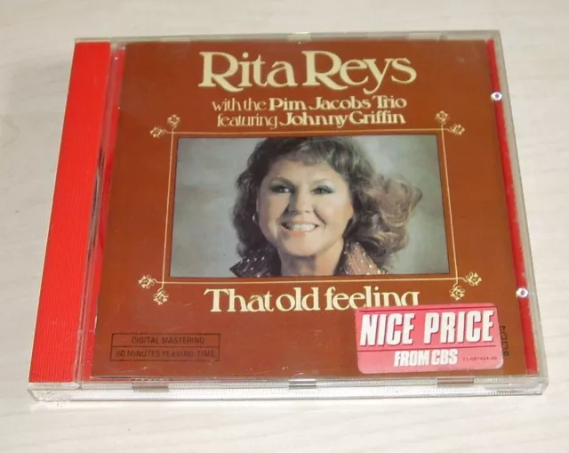 RITA REYS That Old Feeling CD 1985/19?? 14trk CBS Pim Jacobs