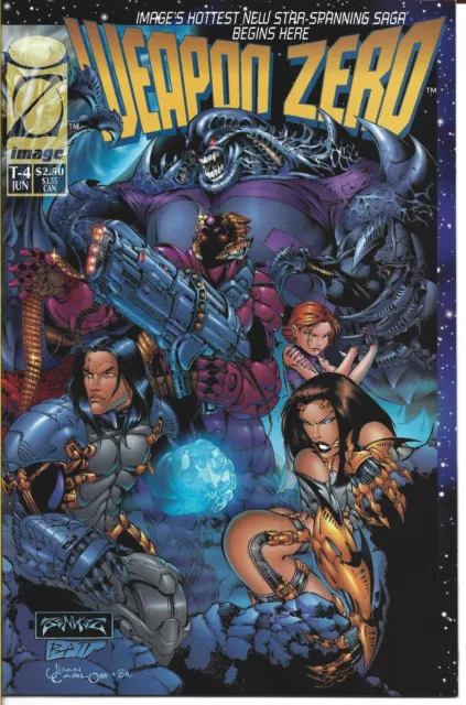 Weapon Zero T-4 Image Comics 1995 Bagged And Boarded