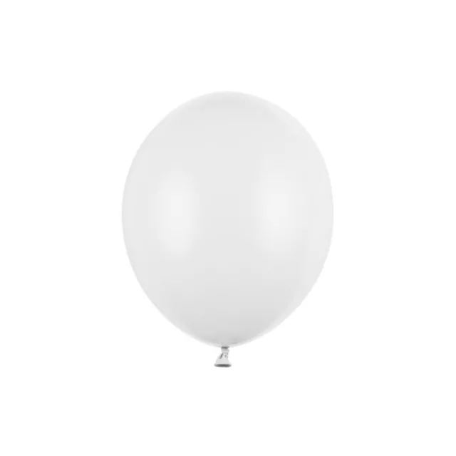 50 PZ Palloncini Palloncino Lattice 30 cm BIANCO PURO pastello 0SQN