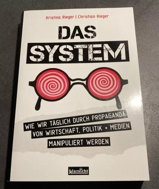 Das System Buch Kristina Christian Rieger Klarsicht signed Signiert 86/1000 NEU