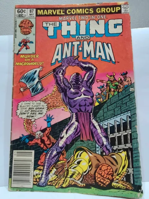Comic Book Collectors' Gem: The Thing and Ant-Man in Marvel Two-In-One #87-1982