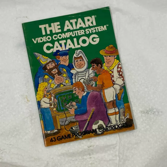 1981 The ATARI Computer System Catalog  43 Program Cartridges with Green Cover