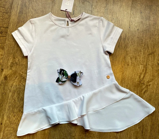 BNWT Ted Baker 3-4 years top leggings outfit floral set New designer Opal bow 3