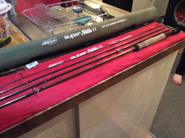 AIRFLO NEW SUPER Stik 2 Fly Rod Competition Special 10' 8# 150.00 -  PicClick UK