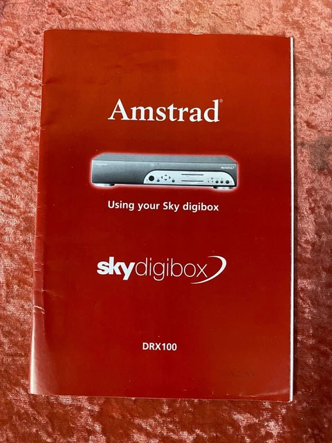 Amstrad Sky Digibox DRX100 Manuale operativo RE146