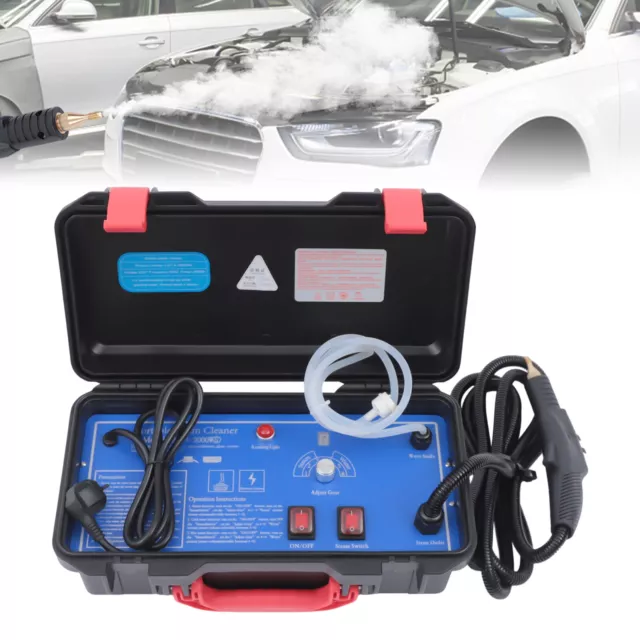 High Temp Electric Steam Cleaner 1700W Car Carpet Upholstery Cleaning Machine US