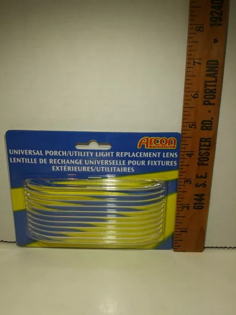 Sealed Universal Porch Light Replacement Lens - Clear - Arcon Lighting # 18106