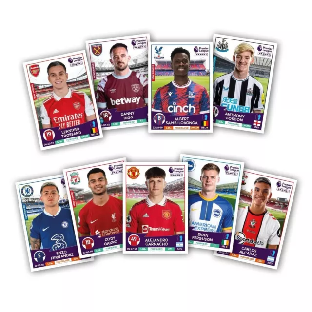 PANINI PREMIER LEAGUE Official Sticker Collection 2023 Update Set