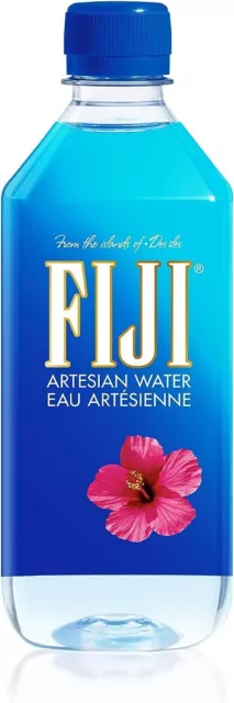 Fiji Water Natural Artesian Water Bottles Screw Cap Pack of 24 500ml 2