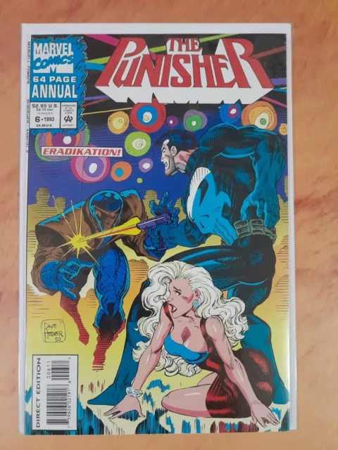 Punisher Annual # 6 Nm Sealed Newsstand 1St Eradikation Marvel Comics 1993