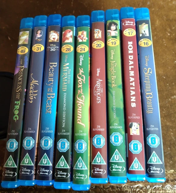 9 DISNEY CLASSIC Collection Blu Rays - Vgc - For List See Description £ ...