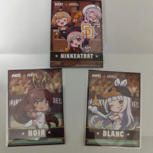Nikke Cards Rapi NIKKE ATBAT CHARACTER Card Set Neon Noir Rapi Anis Cute Chibi ...