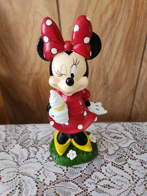 New Disney Minnie Mouse with Ice Cream Cones Garden Statues 8" Resin Figurine New Disney Minnie Mouse with Ice Cream Cones Garden Statues 8" Resin Figurine