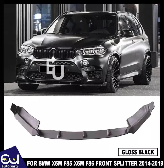 Carbon Fiber Front Spoiler Bumper Chin Lip Splitters For BMW X5