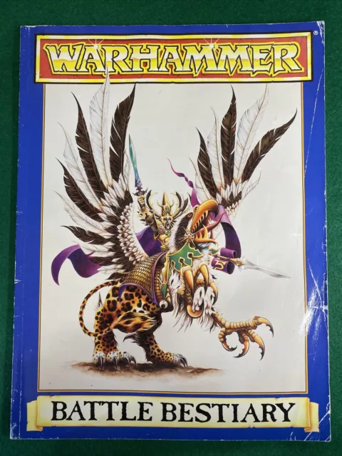 Warhammer Fantasy Battle Bestiary Book Army Rulebook 4th Ed Games Workshop 90s