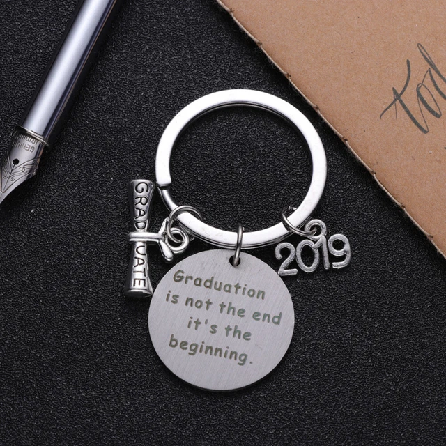 2019 Graduation Hanging Pendant Keychains Metal Keychain Key Chain 10