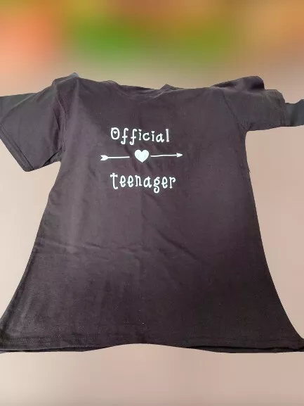 Official Teenager Girls T Shirt Funny 13th Birthday 13 Teen Gift
