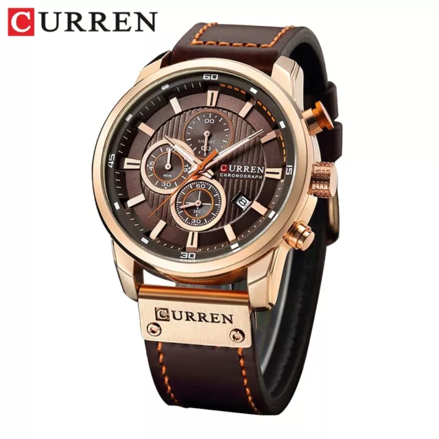 Fashion Quartz Men Watches Luxury Chronograph Sport Mens Wrist Watch