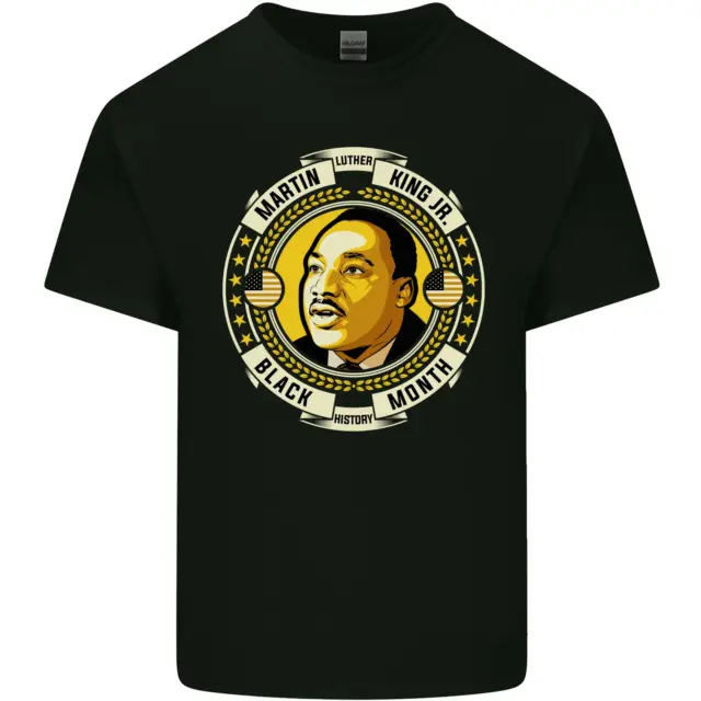 T-shirt da uomo Martin Luther King Black History Month cotone