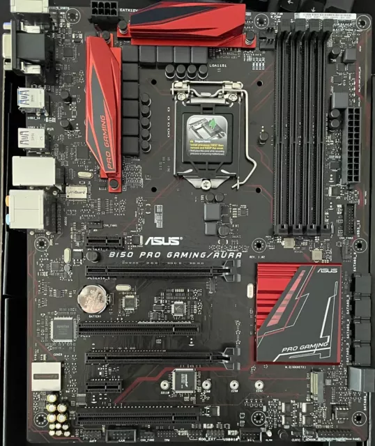 Asus B150 Pro Gaming/Aura Intel B150 ATX Mainboard Sockel 1151 2