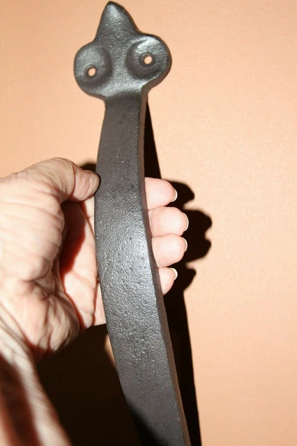 Extra Large Barn Door Pull Hand-Forged Steel, 15 1/2 inch, HW-39 4