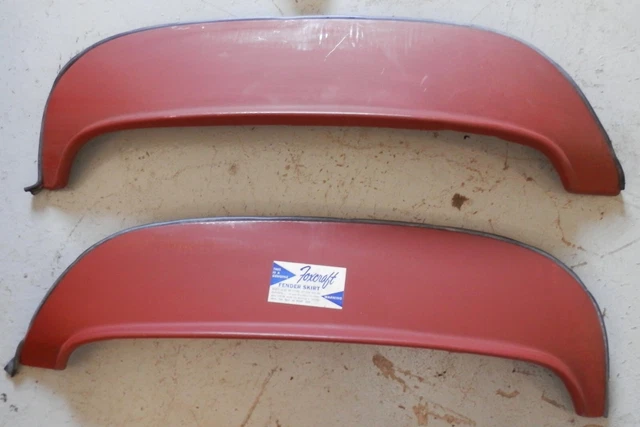 1960 1961 1962 1963 1964  Corvair  4 Door Only Fender Skirts NOS  With Fasteners