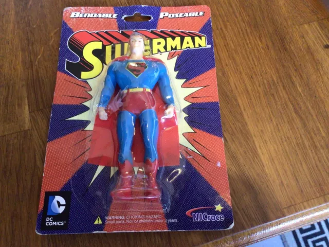 Superman Bendable Poseable Figure Dc Comics