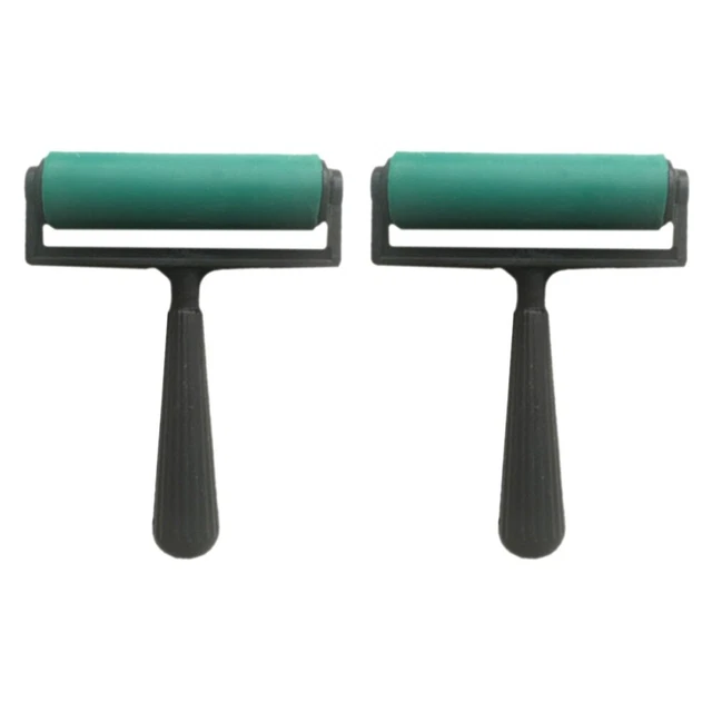 Eabdice 2 Stück Farbroller - Gummiwalzen Für Malerarbeiten