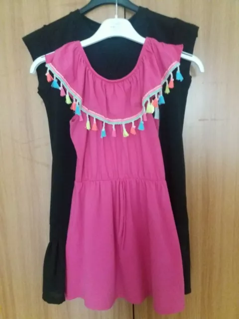7Abito estivo bimba Fracomina  colore fucsia+Abito Piazza Italia tg 10 anni