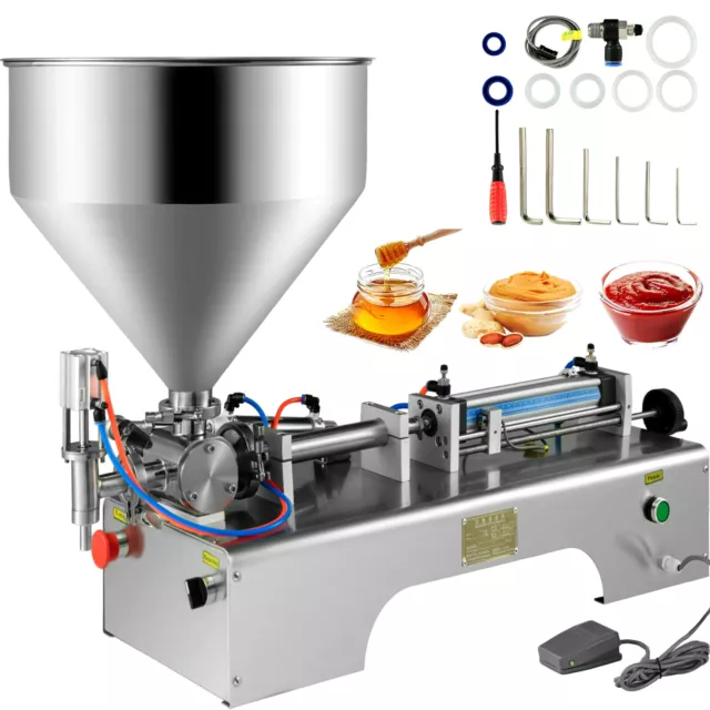 Automatic Liquid Paste Filling Machine 1000ml Pneumatic Filler Honey Sauce Soap