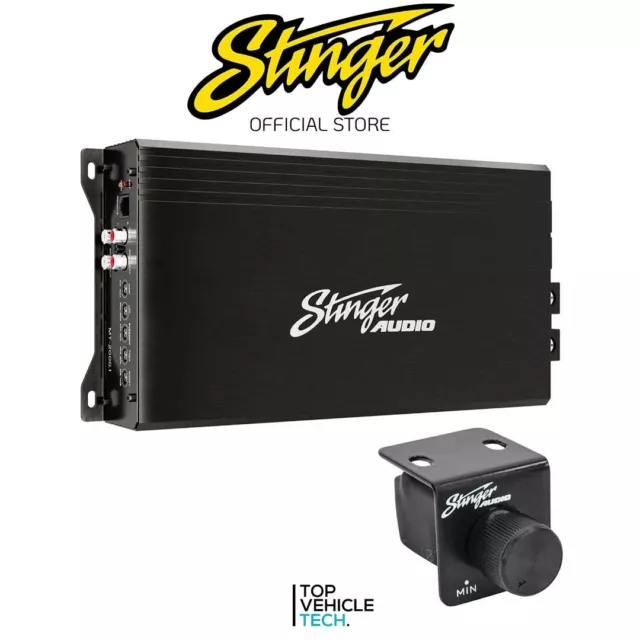 4000W Car Amplifier 2000W Rms Stinger Mt-2000.1 Bass Subwoofer Car Audio