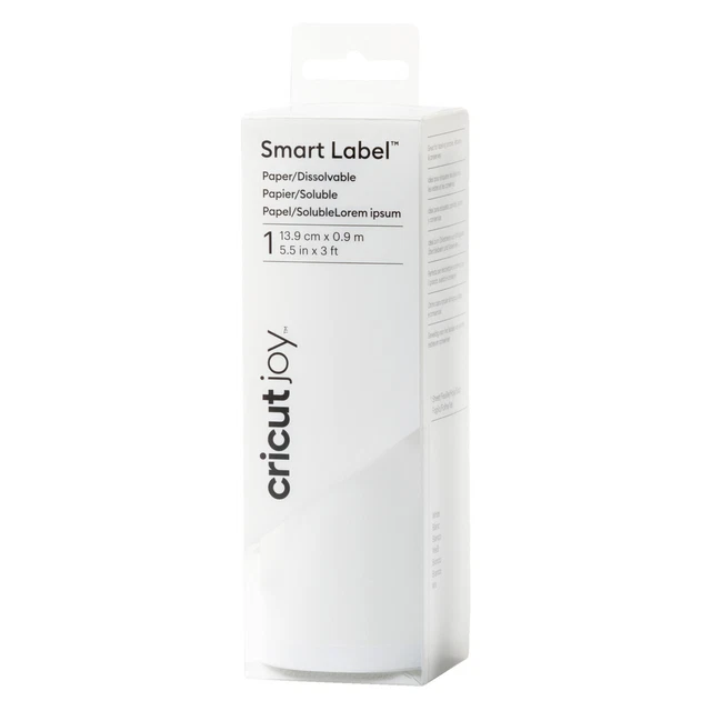 CRICUT Joy Smart Label auflösbare Papier- Aufkleber Weiß