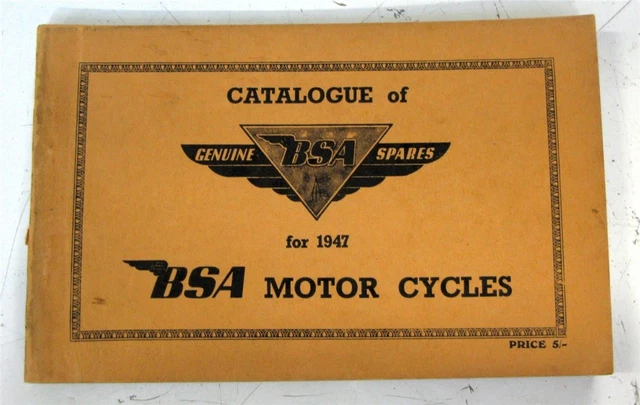 Parts Catalogs, Motorcycle Manuals & Literature, Manuals