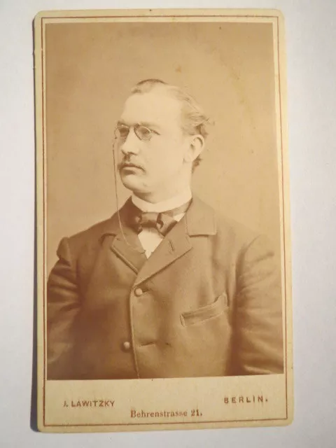 Berlin - W. Ziebell als Student - 1882 / CDV