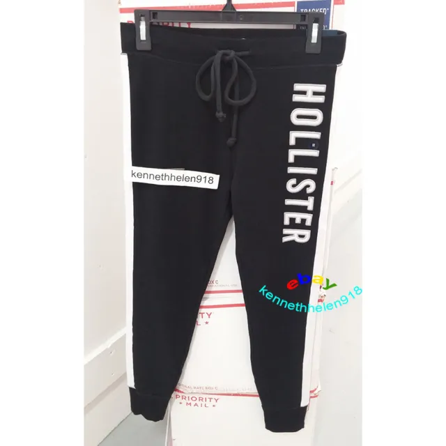 Hollister Womens Ultra High Rise Graphic Dad Joggers Pant Comfy Sweats NWT  SZ M
