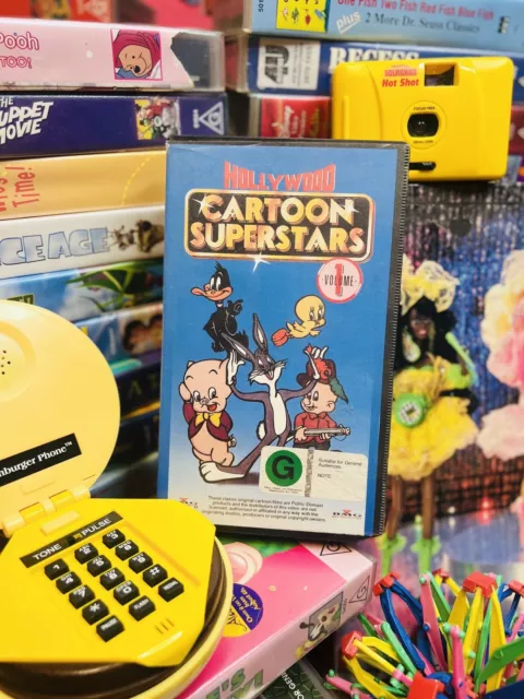 Looney Tunes - Hollywood Cartoon Superstars VHS - Capsule Case