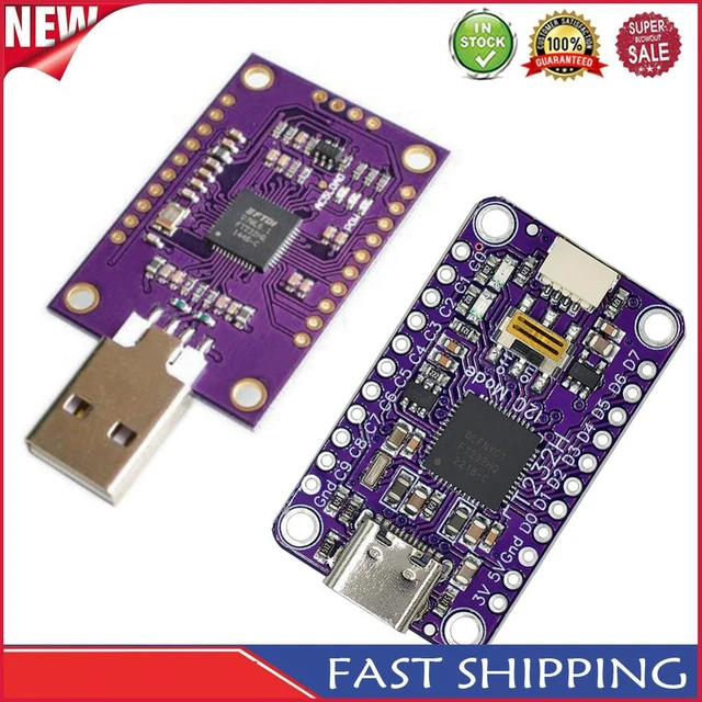 FT232H USB TO JTAG UART/ FIFO SPI/ I2C Module High Speed Multifunction ...