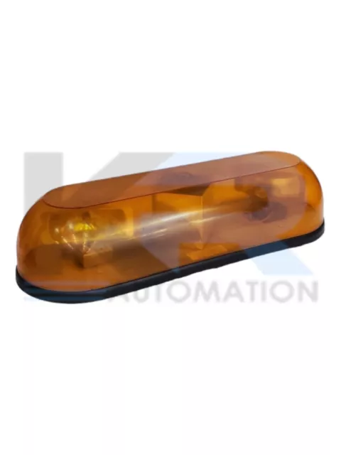 North American Signal Co. 8DC27 Mini Bar Halogen Rotating Light Bar 12V 23"