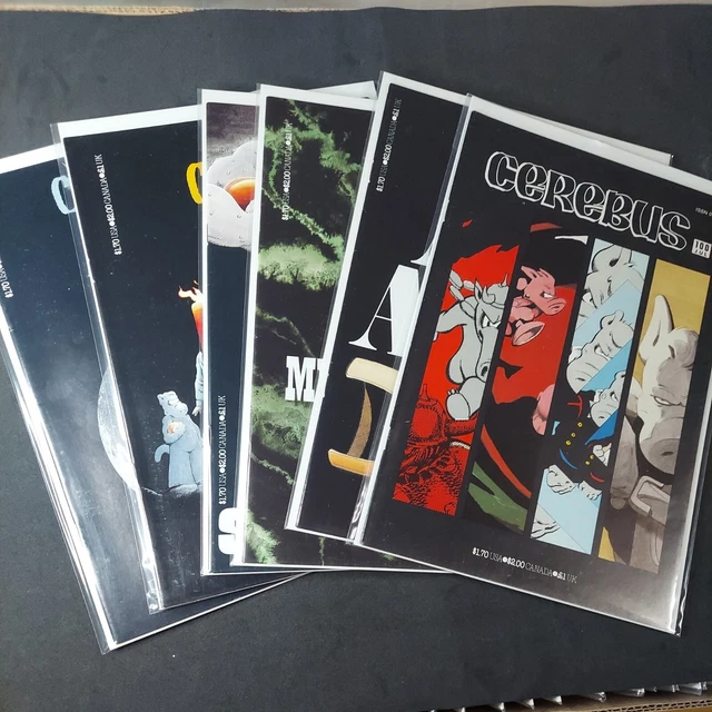 Cerebus #100 101 102 103 104 105lot of 6 Aardvark-Vanaheim Comics 1980s VF