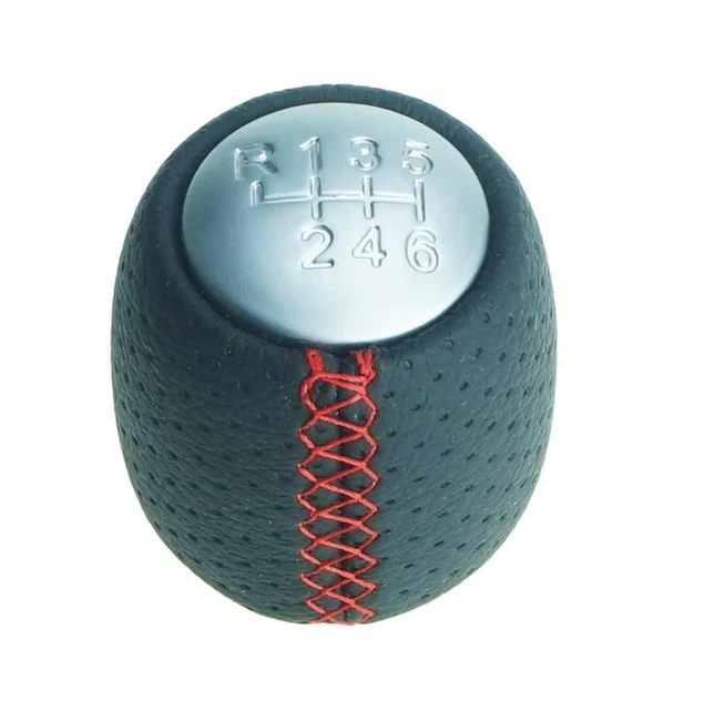 Pomello Cambio Per Alfa Romeo Giulietta 6 Marce - Argento In Metallo E Plastica - Foto 6