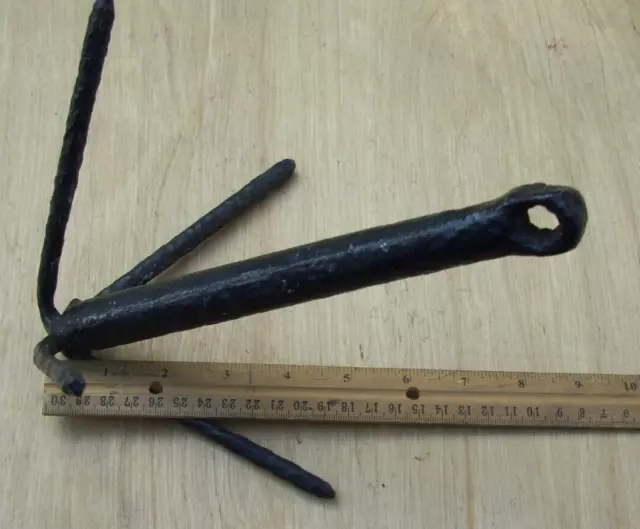 CAST IRON GRAPPLING Hook Boat Anchor 4 Prongs 9
