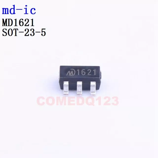 10PCSx MD1621 SOT-23-5 ic Operational Amplifier #E1